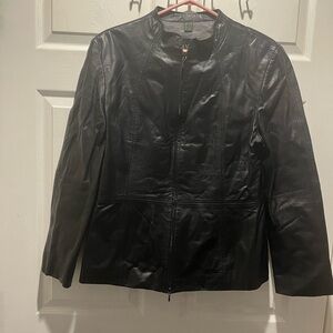 Danier Black Leather Jacket
